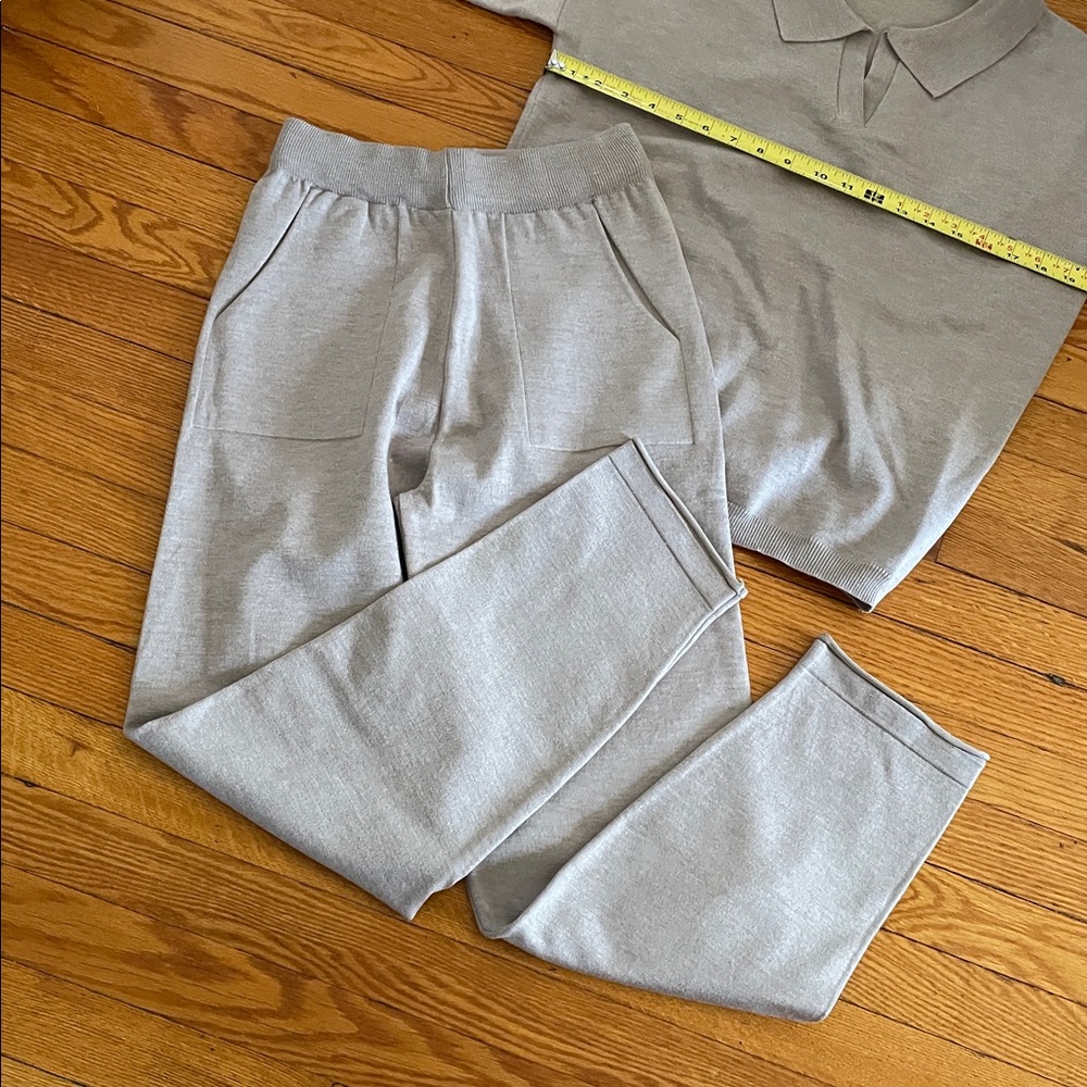 NWOT premium, cashmere pants set - Picture 3 of 5